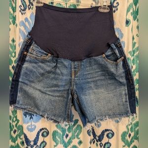 Old Navy maternity jean shorts